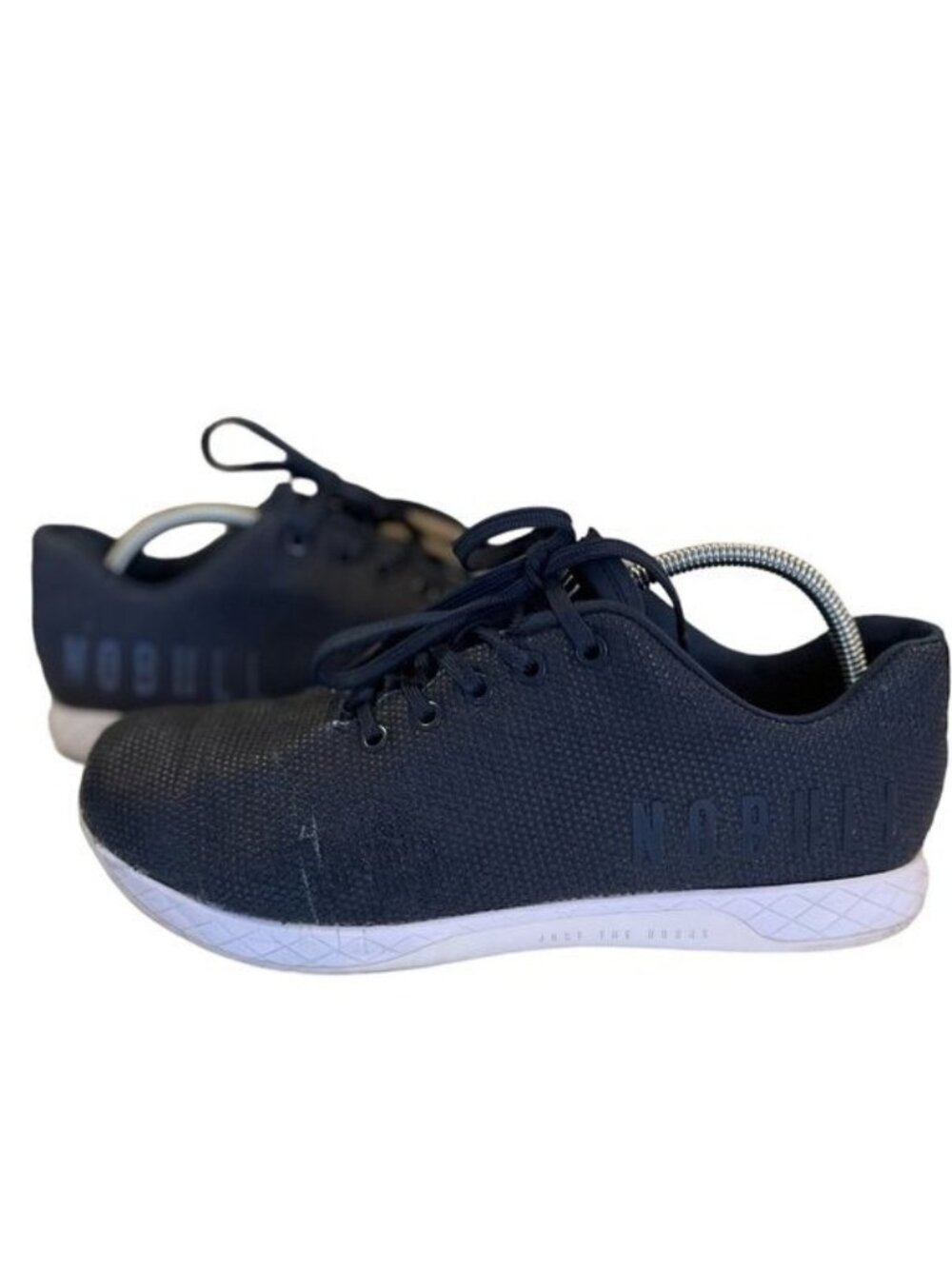 NOBULL Superfabric crossfit trainer Blue Sneaker Shoes Mens Size 10.5 Unisex